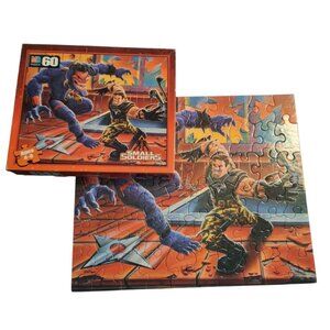 Small Soldiers 1998 Puzzle Kids 90s‎ Millennial Complete 60 Pieces Hero Villian